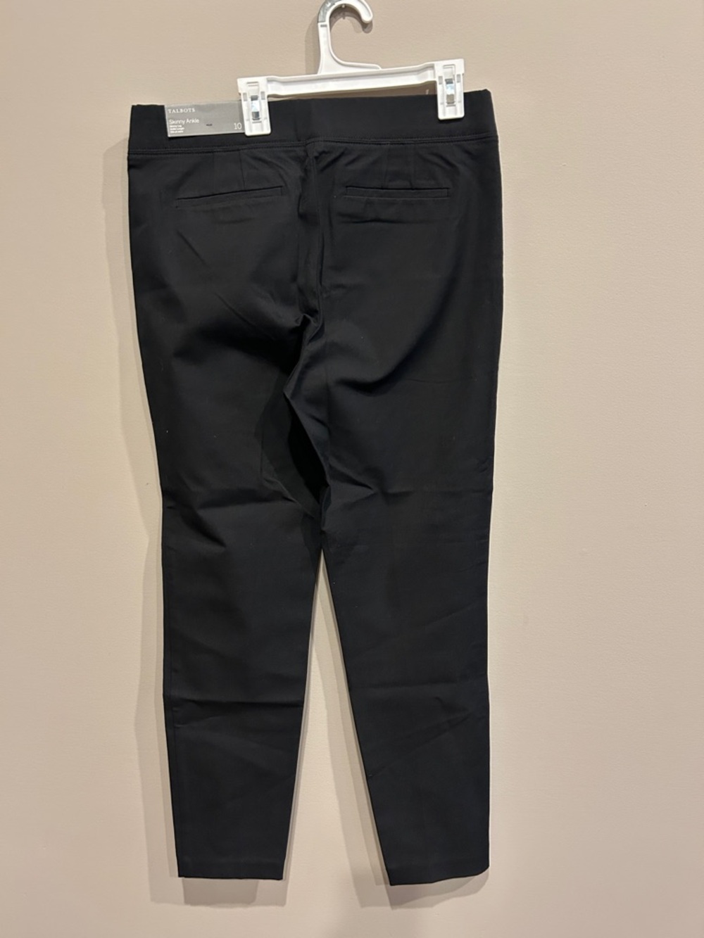 Talbots Black Skinny Ankle Pants NWT